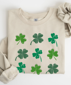 Shamrocks, Ireland, Clover, St Patrick’s Day Sweatshirt