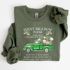 Shamrocks, Ireland, Clover, St Patrick’s Day Sweatshirt