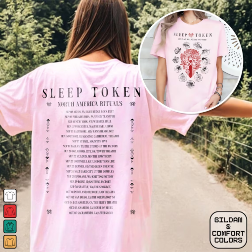 SLEEP TOKEN T-Shirt, Sleep Token North America Tour 2024 T-Shirt, Sleep Token Tour Dates 2024 Sweatshirt