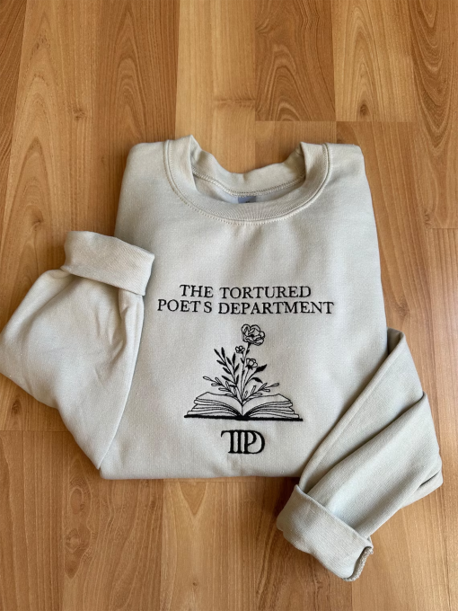 The tortured poets department | Embroidered crewneck | Taylor Inspired