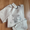 Embroidered The Tortured Poets Department sweatshirt Swiftie sweatshirt gift Gift for swiftie book lover sweatshirt