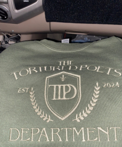 Embroidered The Tortured Poets Department sweatshirt Swiftie…