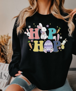 Bunny Sweatshirt, Easter Bunny Sweatshirt, Hip Hop…