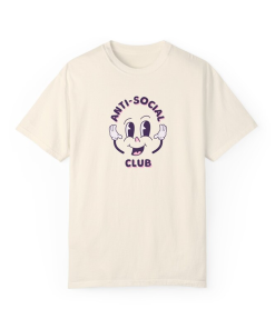 Anti-Social Club Tshirt, Funny Tshirt, Meme Tshirt,…