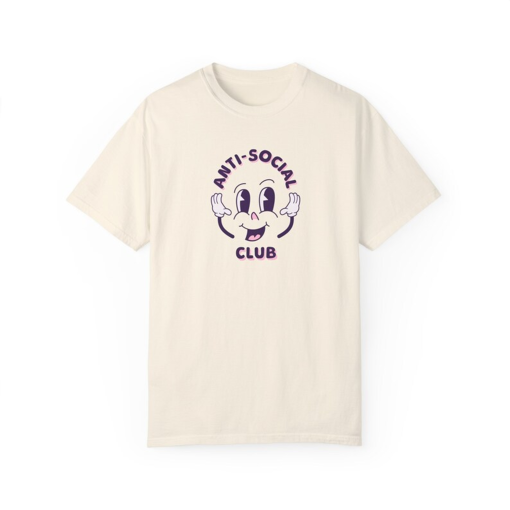 Anti-Social Club Tshirt, Funny Tshirt, Meme Tshirt, Gift for Him, Unisex Clothing