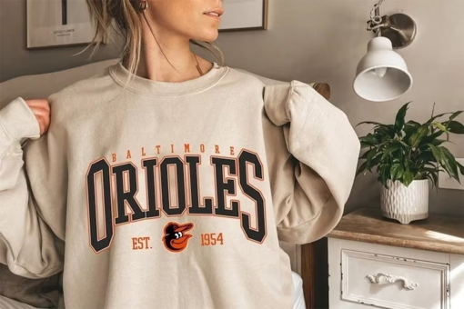 Vintage Baltimore Oriole EST 1901 Sweatshirt, T-Shirt, Hoodie. Oriole Crewneck Sweatshirt, Baltimore Baseball Shirt, Retro Oriole Shirt