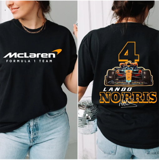 Lando Norris Formula One Sweatshirt, F1 Two Sides Sweatshirt, Lando Norris Shirt, Norris F1 Sweater, Lando Norris 4, F1 Two Sides Shirt