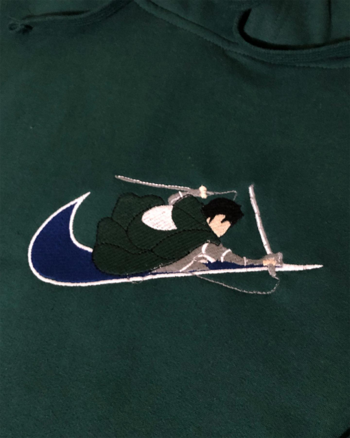 Levi Ackerman embroidered Shirt