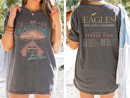 The Eagles 2024 Tour Shirt, Eagles Long Goodbye Tour 2023, The Eagles Band, The Eagles 2023 Tour Shirt, Comfort Colors