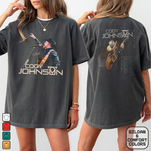 Cody Johnson The Leather Tour World Tour 2024 Shirt, Johnson Country Music Shirt, Music Tour 2024 Sweatshirt