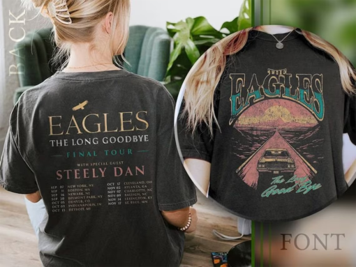 The Eagles 2024 Tour Shirt, Eagles Long Goodbye Tour 2023, The Eagles Band, The Eagles 2023 Tour Shirt, Comfort Colors