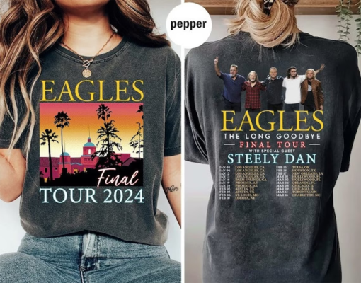 The Eagles 2024 Tour Shirt, Eagles Long Goodbye Tour 2024, The Eagles Band, The Eagles 2024 Tour Shirt, Comfort Colors