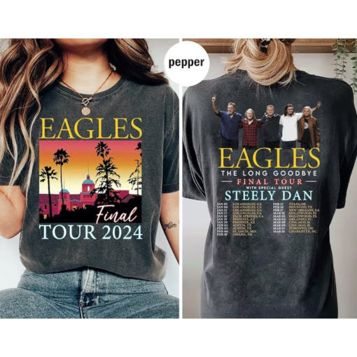 The Eagles 2024 Tour Shirt, Eagles Long Goodbye Tour 2024, The Eagles Band, The Eagles 2024 Tour Shirt, Comfort Colors