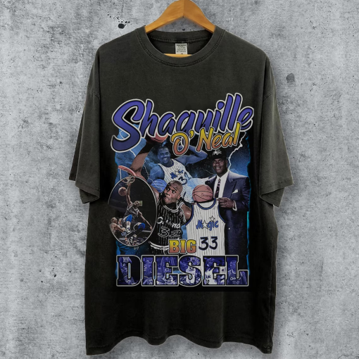 Shaquille O’neal Orlando Magic Shirt Classic 90s Graphic Sweatshirt Vintage Bootleg, Gift For Fans Shaquille O’neal Hoodie