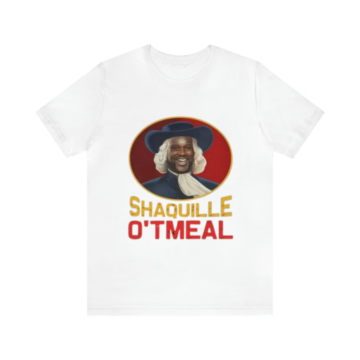 Shaquille O’tmeal – Funny Shirts, Parody Tees, Funny Meme Tee, Funny Shaq, Oatmeal Meme, NBA, Shaquille O’neil, Shaq, Funny Basketball Tees