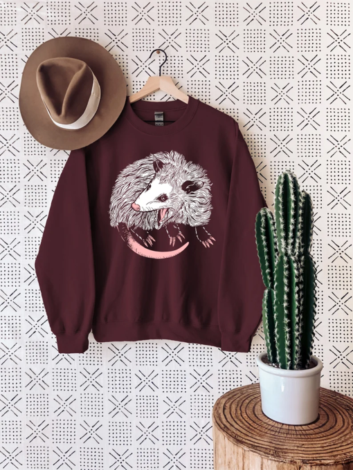 Opossum Sweatshirt, Opossum Lover Shirt, Cute Sweatshirt, Fall Oversized Hoodies