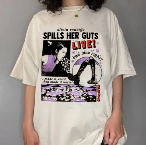 Olivia Rodrigo Guts Tour 2024 Shirt, The Guts World Tour 2024 Shirt, Olivia Rodrigo T-Shirt, Olivia Rodrigo Sweater, Guts Tour 2024 Shirt