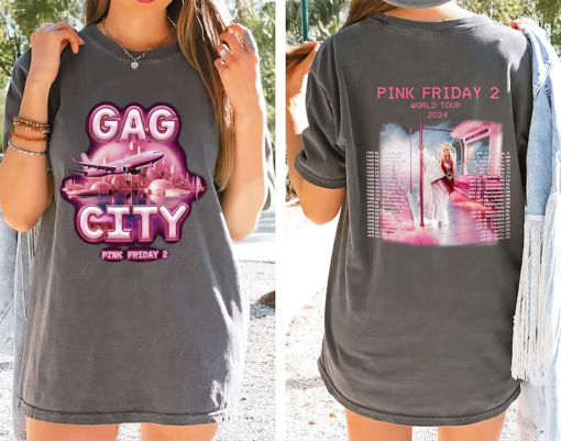 Nicki Minaj Pink Friday 2 Tour Shirt, Gag City Shirt, Nicki Minaj World Tour Shirt, Nicki Minaj Statue Sweatshirt, Pink Friday 2 Sweatshirt