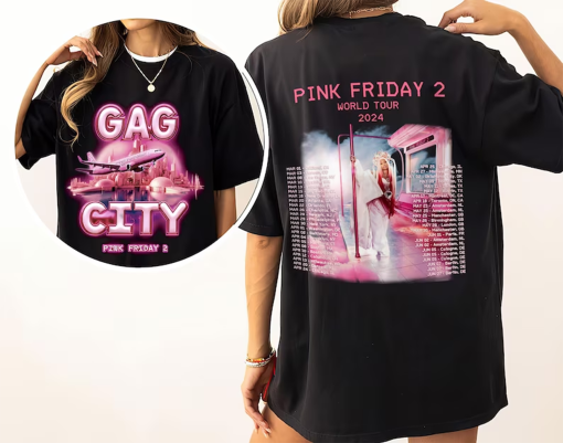 Nicki Minaj Pink Friday 2 Tour Shirt, Gag City Shirt, Nicki Minaj World Tour Shirt, Nicki Minaj Statue Sweatshirt, Pink Friday 2 Sweatshirt