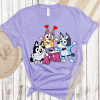 Mommy Of The Birthday Girl Bluey Shirt, Bluey Character Shirt, Bluey Heeler Family Shirt, Bluey Birthday Gift, Bluey and Bingo Tee