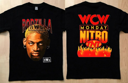 90’s Rodzilla Dennis Rodman N.W.O Unisex T-Shirt, Rodzilla Shirt, WCW Monday Nitro TNT, Basketball Shirt, Sport Shirt, Great Gift for Fan