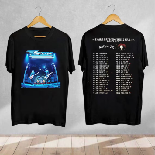 ZZ Top & Lynyrd Skynyrd The Sharp Dressed Simple Man Tour 2024 Shirt, Lynyrd Skynyrd Tour, ZZ Top Tour, Lynyrd Skynyrd Merch, ZZ Top Merch