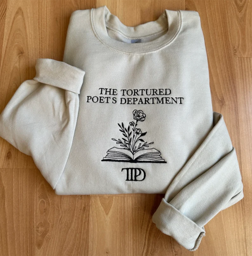 The tortured poets department | Embroidered crewneck | Taylor Inspired