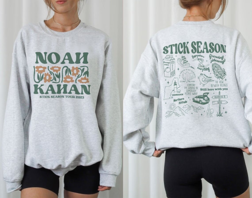 Vintage Stick Season 2024 Sweatshirt, Retro Noah Kahan Tour 2023 Shirt, Noah Kahan Merch, You’re Gonna Go Far, Country Music Tour Shirt