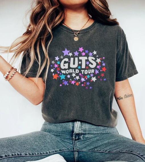 Olivia Rodrigo Guts Tour 2024 Shirt, The Guts World Tour 2024 Shirt, Olivia Rodrigo T-Shirt, Olivia Rodrigo Sweater, 2024 Music Shirt A004