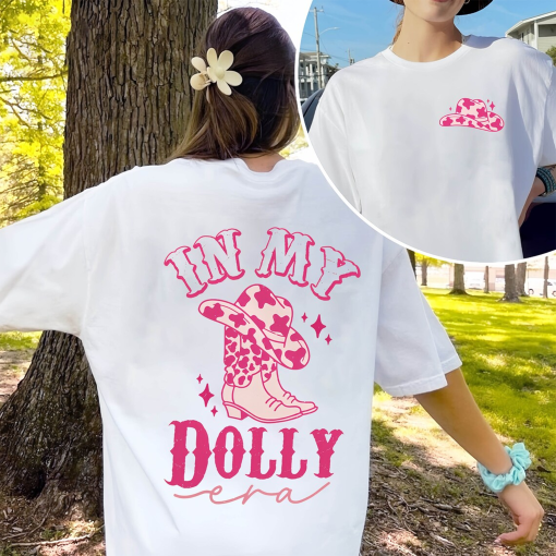 In My Dolly Era Sweatshirt, Dolly Shirt, Dolly Cowboys Sweatshirt, Dolly Shirt for Girls,Dolly Shirt in Pink,Graphic Tees Dolly,Holiday Gift