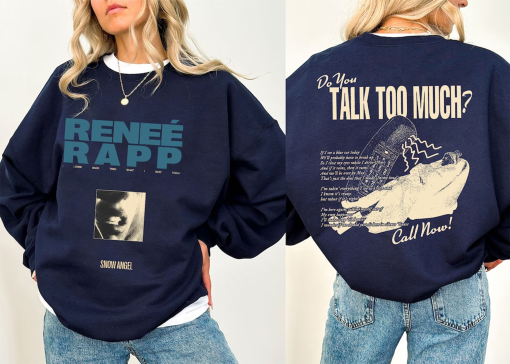 Vintage Reneé Rapp Snow Angel Shirt, Snow Angel Merch Shirt, Reneé Rapp Fan Shirt, Reneé Rapp Music Sweatshirt