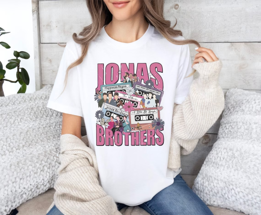 Jonas Brothers Shirt, Jonas Brothers Tour Shirt, Concert 2023 Retro Unisex Shirt, Jonas Brothers Cassette Shirt, Jonas Concert Tank Top