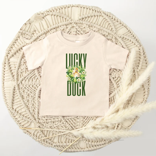 Lucky duck shirt for kids st patricks day shirt for saint patricks day for kids animal shirt for st patrick toddler shirt for animal lover