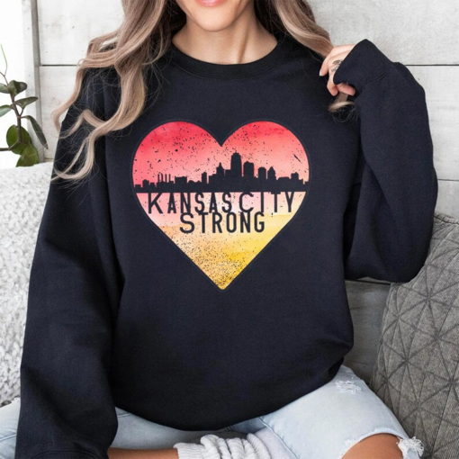 Kansas City Strong Skyline Shirt, Support kansas City Sweatshirt, hoodie