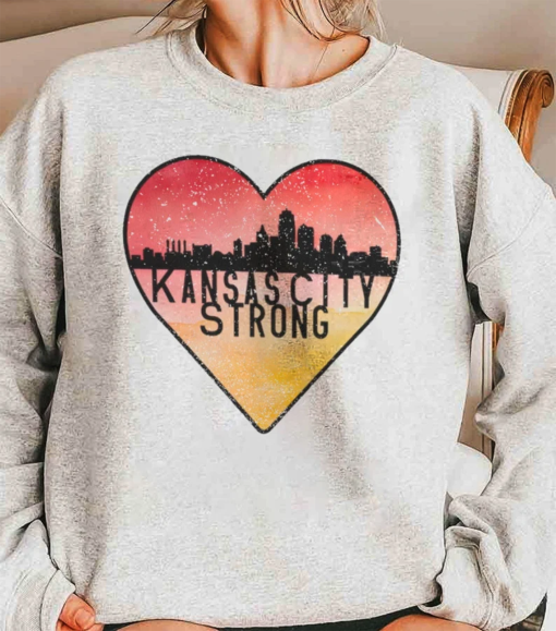 Kansas City Strong Skyline Shirt, Support kansas City Sweatshirt, hoodie