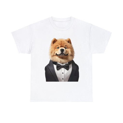 Chow Chow T shirt, cute, funny, animals in suits, cute dog tee, dogs in a tuxedo, spiffy suits