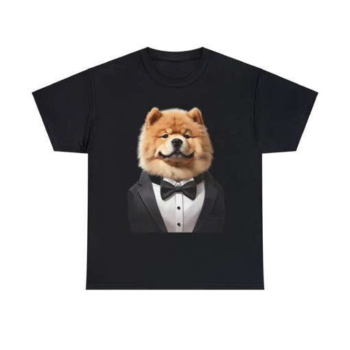 Chow Chow T shirt, cute, funny, animals in suits, cute dog tee, dogs in a tuxedo, spiffy suits