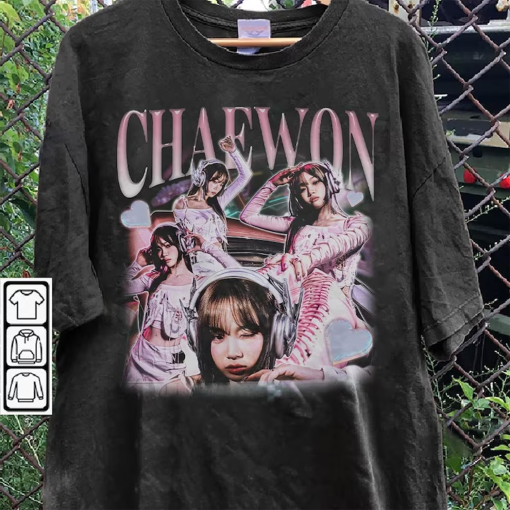 Chaewon Kpop Shirt, Chaewon Perfect Night Album Sweatshirt, Chaewon Le Sserafim Vintage Retro Graphic Music Unisex Gift Fan Hoodie