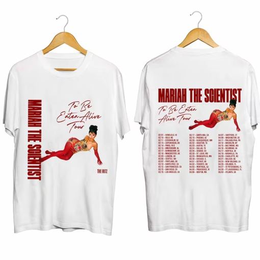 Mariah The Scientist – To Be Eaten Alive Tour 2024 Shirt, Mariah The Scientist Fan Shirt, Mariah The Scientist 2024 Concert Shirt