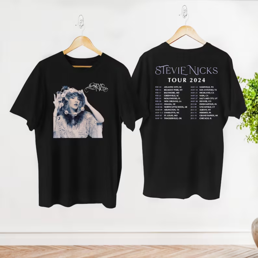 2024 Stevie Nicks Tour Live In Concert T-Shirt, Stevie Nicks Shirt, Stevie Nicks On Tour, Stevie Shirt Fan Gift, Vintage Stevie Nicks Shirt