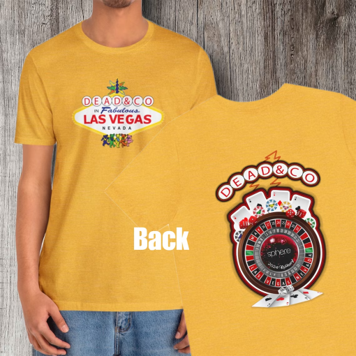 Dead & Company Las Vegas Sphere Residency 2024 two-sided Unisex Jersey Short Sleeve Tee