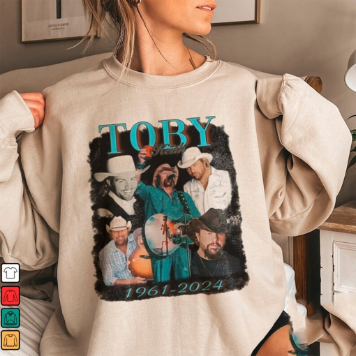 Toby Keith RIP 1961-2024 Country Music T-Shirt, Toby Keith Music Shirt, Memorial Shirt, Toby Keith Fan Gifts, Toby Keith Merch 20224DNRD-13