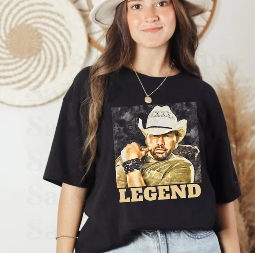 LEGEND Toby Keith unisex T-Shirt, 90s Country, Music Icon, Concert Tee, Retro Style, Gift for Her, Him, Music Lover