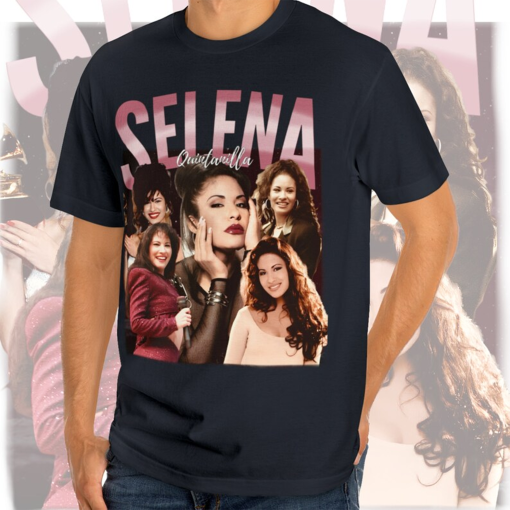 Vintage Selena Quintanilla Graphic Tee – Retro Music Icon Shirt