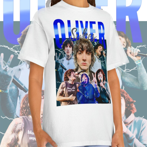 Vintage Oliver Sykes Graphic Tee – Retro Music Icon Shirt