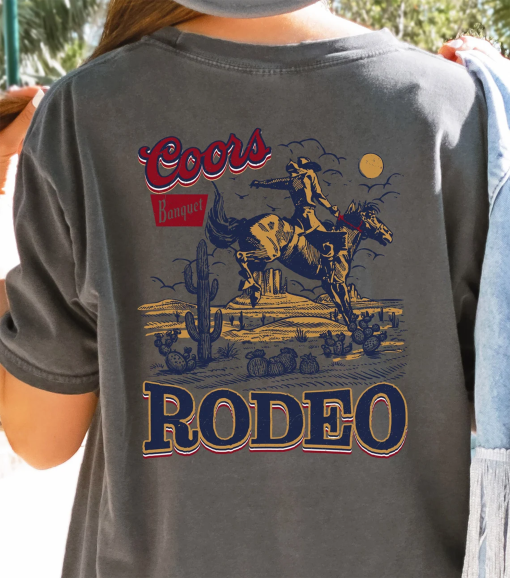 Coors Western Cowboy T-Shirt, Vintage 90s Graphic Western Shirt, Retro Coors Tee, Rodeo Oversize Cowboy Shirt, Wild West Gift, Cool Gift