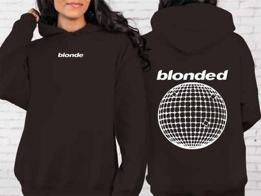 Blonde Hoodie, Streetwear Hoodie, Blonded Hoodie, Y2K Hoodie, Aesthetic Sweatshirt, Words on back Hoodie, Music Hoodie, gifts for friends