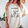 He is Risen Funny Easter Shirt of Jesus Playing Basketball, Retro Y2K Christian Faith Religious Graphic Tee, Weirdcore Clothing That Go Hard