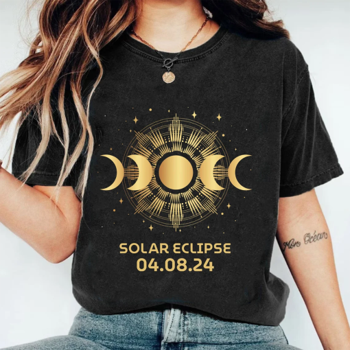 Total Solar Eclipse 2024 PNG, American Total Solar Eclipse April 8th 2024 Digital File, North America Tour Png, Sublimation Design for Tee