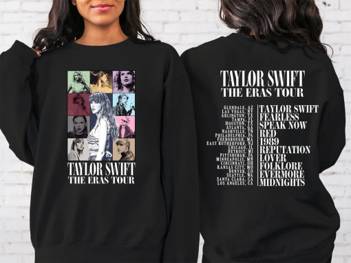 Two Sided The Eras Tour Concert Sweatshirt, Taylor Swift Sweatshirt, Taylor Swift Eras Tour Movie Sweatshirt, Ts Merch Shirt, Swiftie Shirt